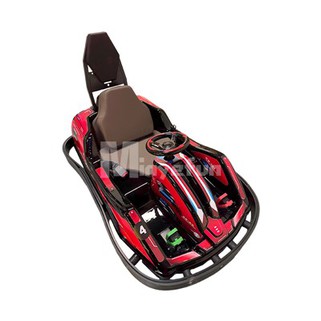 Terrain de jeu de karting électrique à la dérive